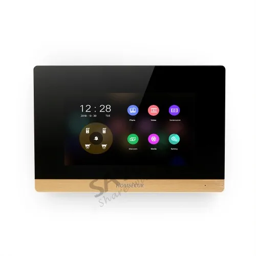 HOMSECUR 4 провода 7 &quotвидеодомофон домофон система дверного звонка наружная камера