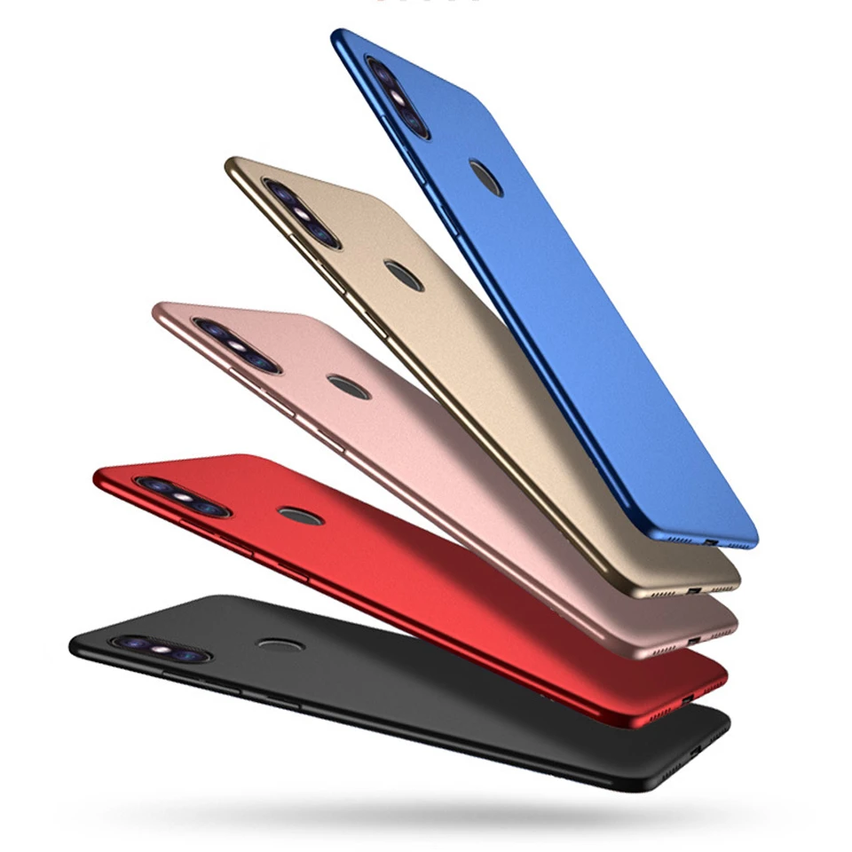Матовая Пластик футляр для XiaoMi Pocophone Mi F1 8 Lite 6X 5X A2 A1 4c 5S RedMi S2 5 Plus Note 6 Pro 4 4X 4A 5A 6A чехол