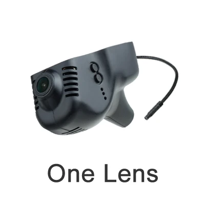 One Lens SINOSMART Novatek 96658 автомобильный Wifi DVR для Volkswagen Polo/Passat/Touran/Tiguan/Bora/Gold/Magotan управление с помощью приложения SONY IMX323 - Название цвета: One Lens