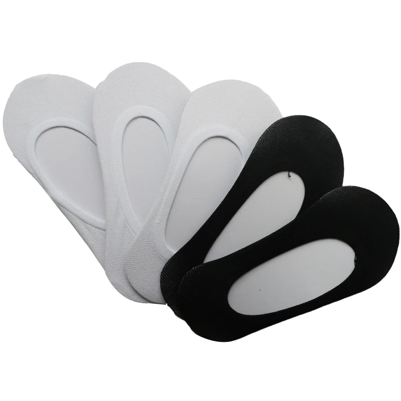 

Носки-невидимки женские тонкие Нескользящие, 5 пар/партия