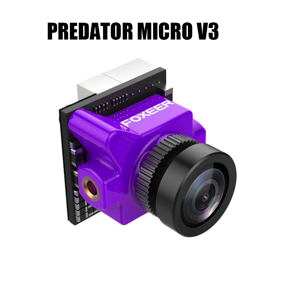 Foxeer Predator Micro V3 Super Racing камера для любой погоды FPV 16:9/4:3 PAL/NTSC переключаемая WDR OSD 4 мс