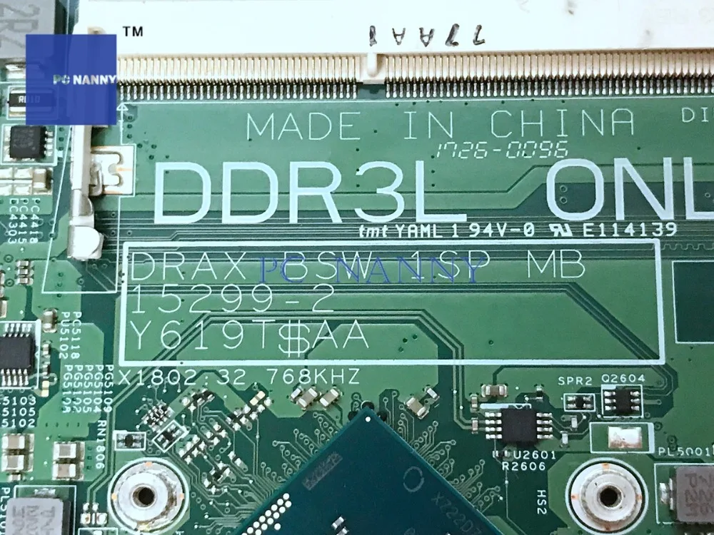Материнская плата PCNANNY 15299 2 0J71V9 J71V9 для Dell Inspiron 3168 w/Intel Pentium N3710 1 6 GHz с процессором