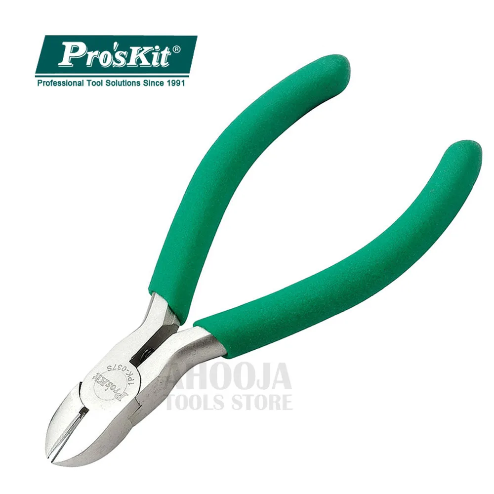 Pro'skit 1PK 037S Нескользящая ручка титановые золотые диагональные режущие