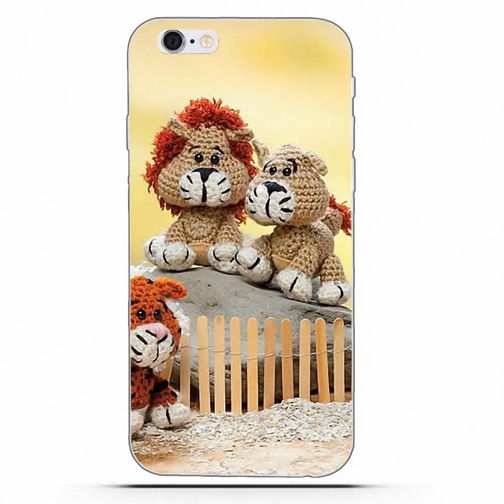 Wexoeq Soft TPU Coque Case For Sony Xperia Z Z1 Z2 Z3 Z4 Z5 compact Mini Premium M2 M4 M5 T3 E3 E5 XA Lion And Tiger | Мобильные