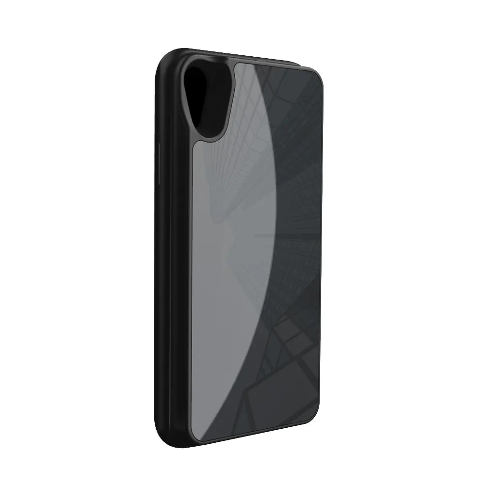 5000 мА-ч, беспроводное зарядное устройство power Bank для iPhone XR чехол-аккумулятор Задний зажим зарядное устройство для телефона Чехол черный
