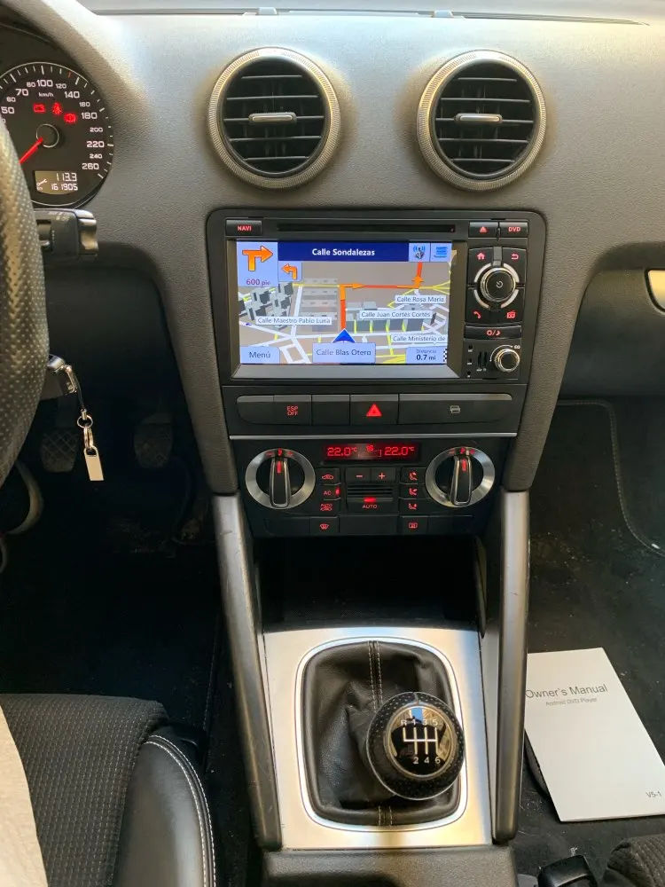 Для Audi A3 S3 2006-2011 2 din android 9,0 Автомобильный мультимедийный dvd-плеер gps-навигация, радио, стерео аудио Bluetooth SWC BT wifi FM