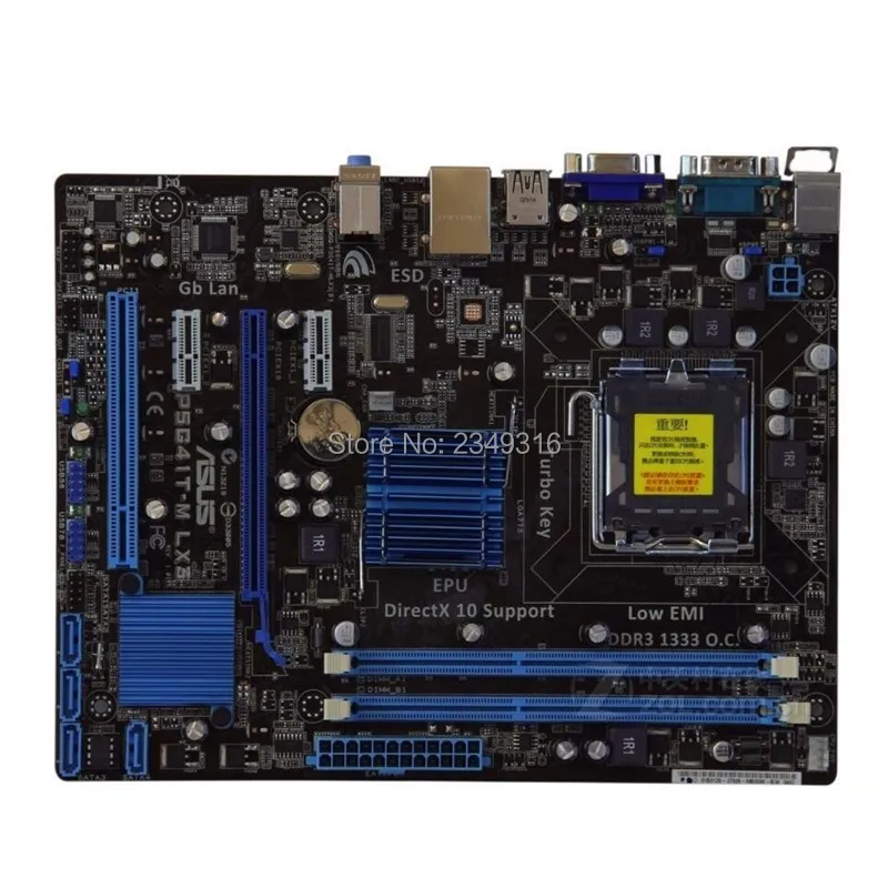 Для ASUS P5G41T-M LX3 б/у Оригинал материнская плата разъем LGA 775 DDR3 G41 рабочего