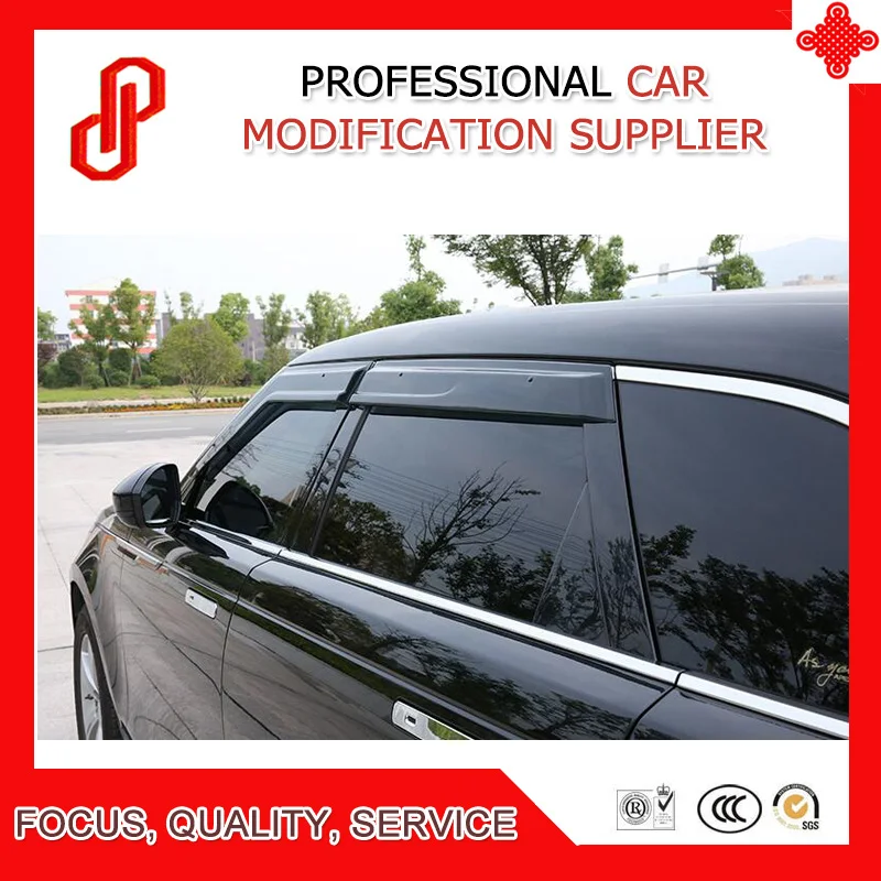 

High Quality Injection molding trim vent shade rain sun wind deflector window visor for Velar 2017 2018