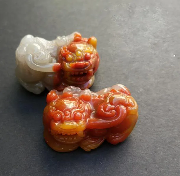 Натуральный кулон huanglongyu Pixiu подвеска ожерелье модные аксессуары для мужчин и