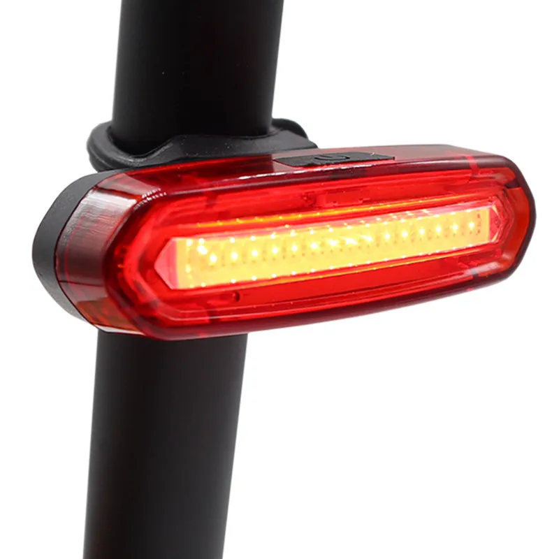 Велосипед задний фонарь USB Перезаряжаемые для MTB велосипеда дороги задних свет Водонепроницаемый ночного Велоспорт безопасности предупреждение светодиодный светильник TL2251