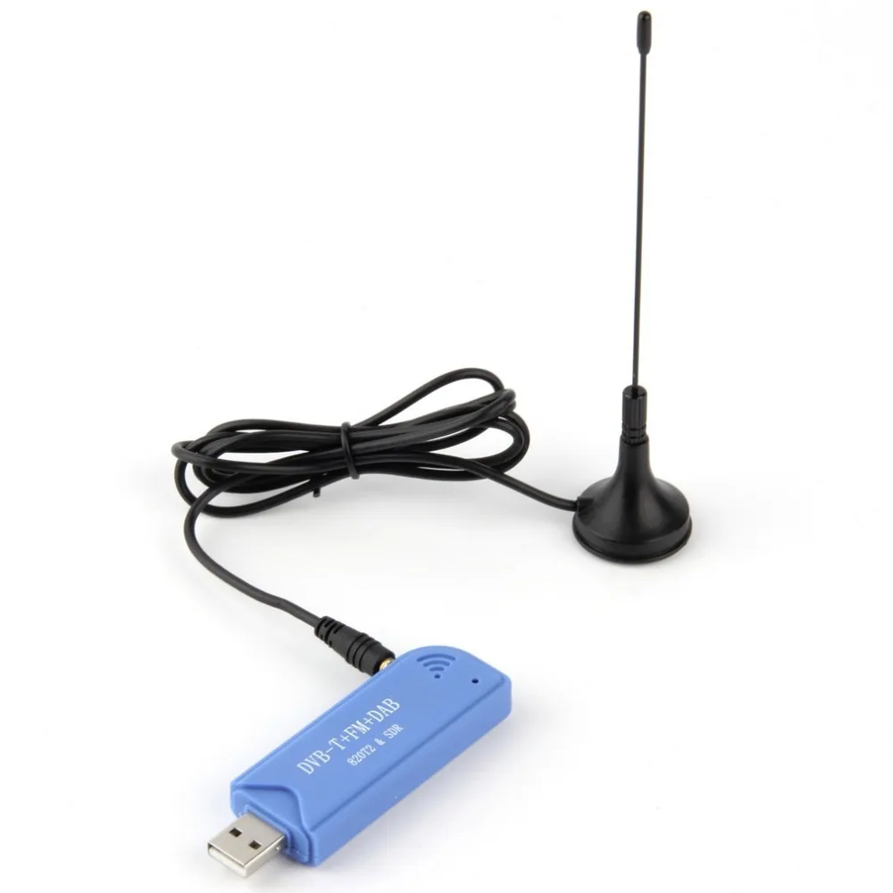 Новые 1 компл. USB 2.0 цифровой dvb-t SDR + DAB FM HD ТВ тюнер приемник палка он RTL2832U R820T