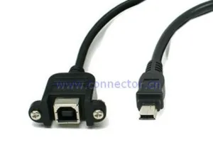 

CYDZ USB 2.0 MINI Male to B type Female OTG host CABLE 0.2m