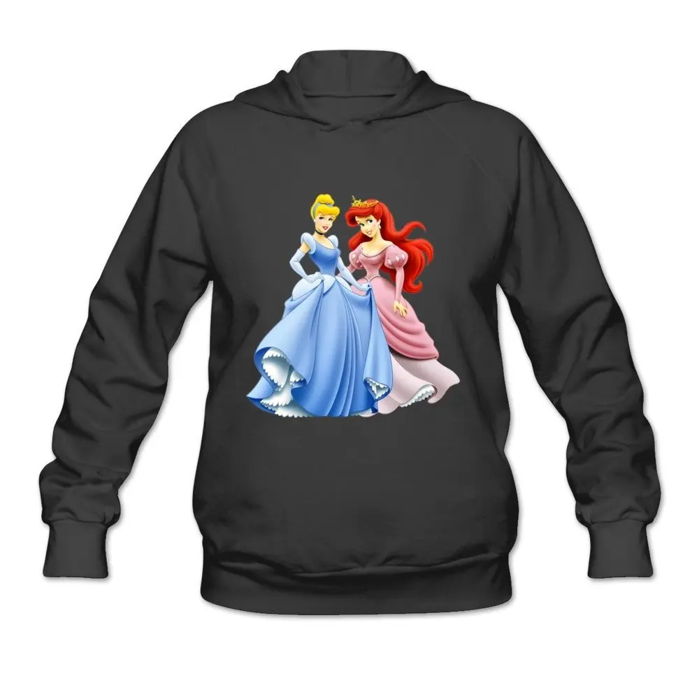 О-образным вырезом Золушка Толстовки Для женщины Капюшоном | Женская одежда