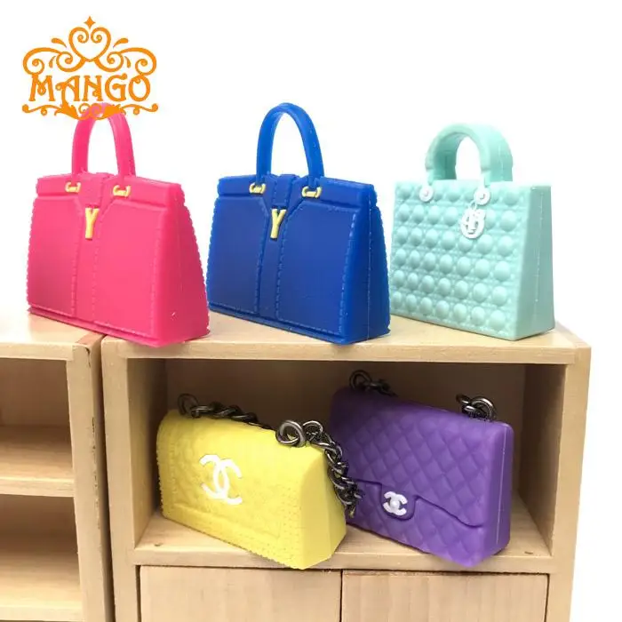 

3Pcs! 1:12/1:6 Dollhouse Mini furniture pocket bag prop accessories Free Shipping