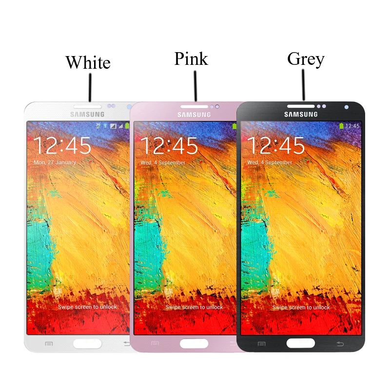 Оригинальный SUPER AMOLED экран 5 7 дюйма для SAMSUNG Galaxy Note 3 сенсорный N9005 N900 ATAT ЖК