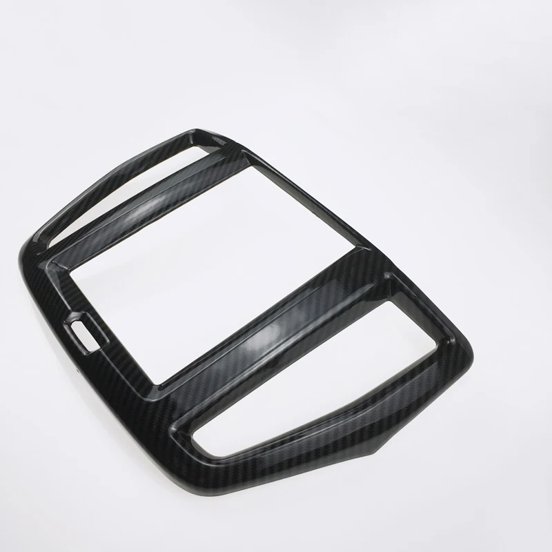 

Car Styling ABS Carbon Fiber Interior Dashboard Navigation Frame Cover Trim For VOLVO XC60 2018 2019 2020