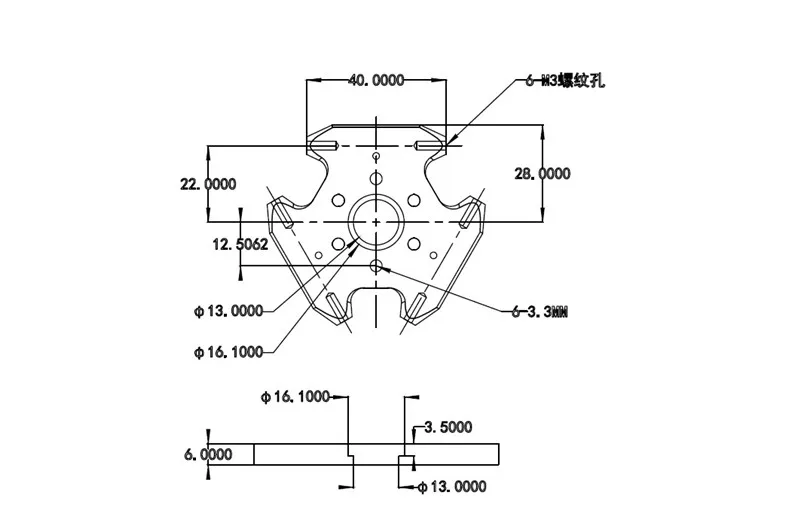 Набор в сборе 1 75 мм Delta Kossel V6 одна насадка полный комплект с металлическим сплавом