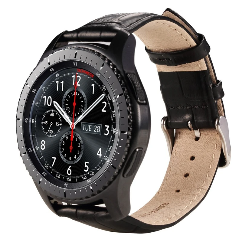 Сменный ремешок для часов из натуральной кожи 22 мм Samsung Gear S3 классический/Gear