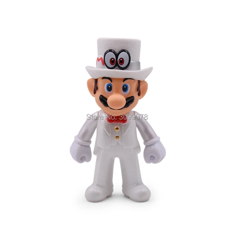 13 см Super Mario Bros Luigi Mario Yoshi Koopa Yoshi Mario Maker Odyssey Mushroom Toadette ПВХ Фигурки игрушки модель куклы