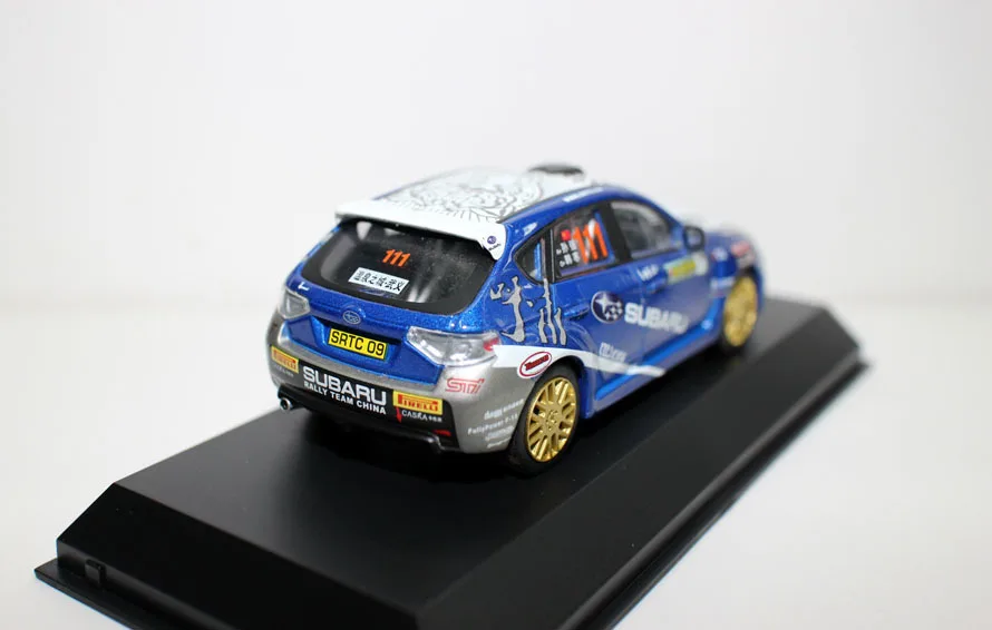Оригинальный новый специальный литой металл 1/43 SUBABARU Rally Car Home Display коллекционные