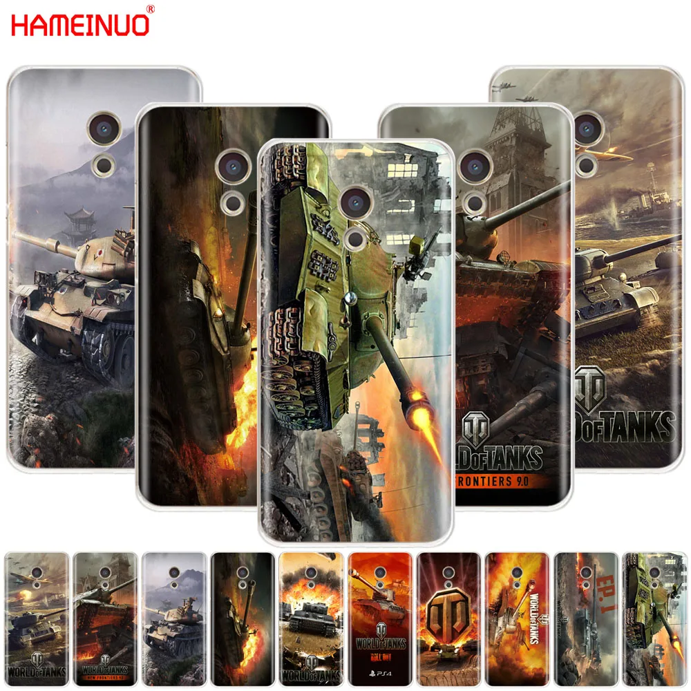 HAMEINUO world of tanks крышка чехол для телефона Meizu M6 M5 M5S M2 M3 M3S MX4 MX5 MX6 PRO 6 5 U10 U20 note
