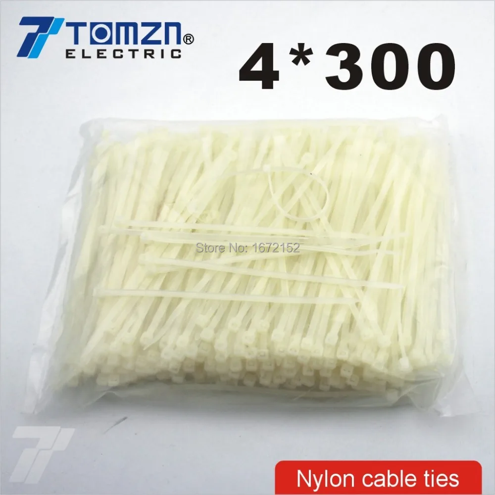 

250pcs 4mm*300mm Nylon cable ties 4*300
