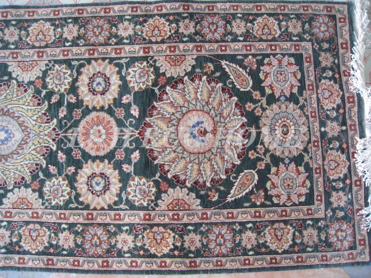 Free shipping 2.5'x10' 160 Line persian woolen carpet hand knotted runner Oriental handmade Persian Rug mixed colors | Дом и сад
