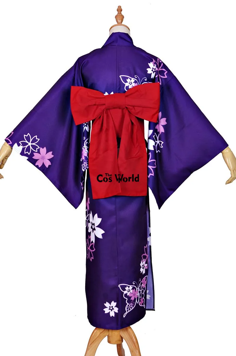 Кимоно для косплея Fate Zero Stay Night темно синее юката|anime cosplay costumes|cosplay costumeanime |