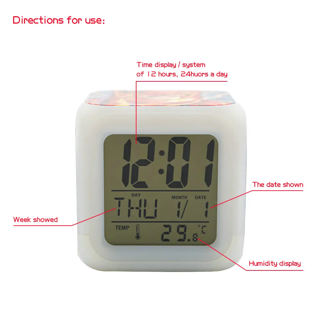 Новое поступление 8 см квадратная форма светодиодные ночные светильники