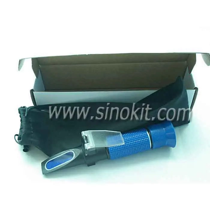 Brix 0 to 32% Beer 1.000 1.130sg Hand-held Plastic Material Refractometer P-RSG-100ATC Blue | Инструменты