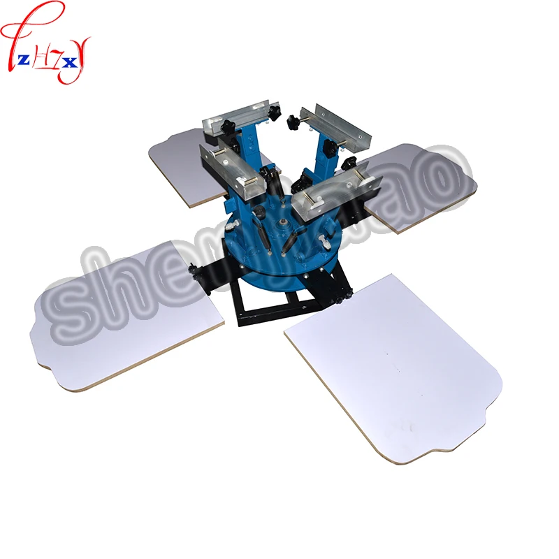 1 комплект 4 цвета станция футболка трафаретная печатная машина comeswith base хорошее