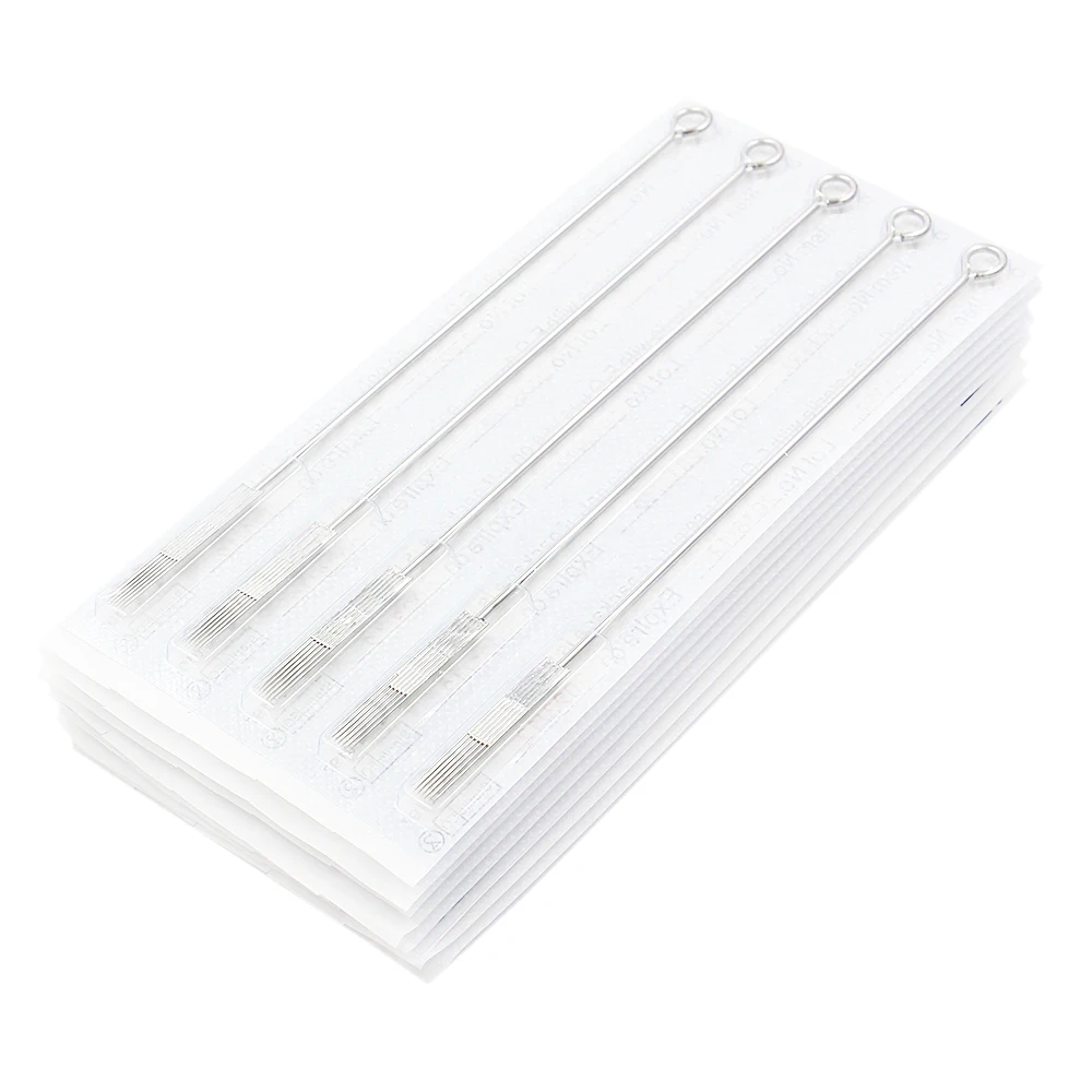 

100PCS Round Magnum Standard Needles Disposable 0.35mm Sterile Standard Tattoo Needles 1213RM for Tattoo Supply Free Shipping