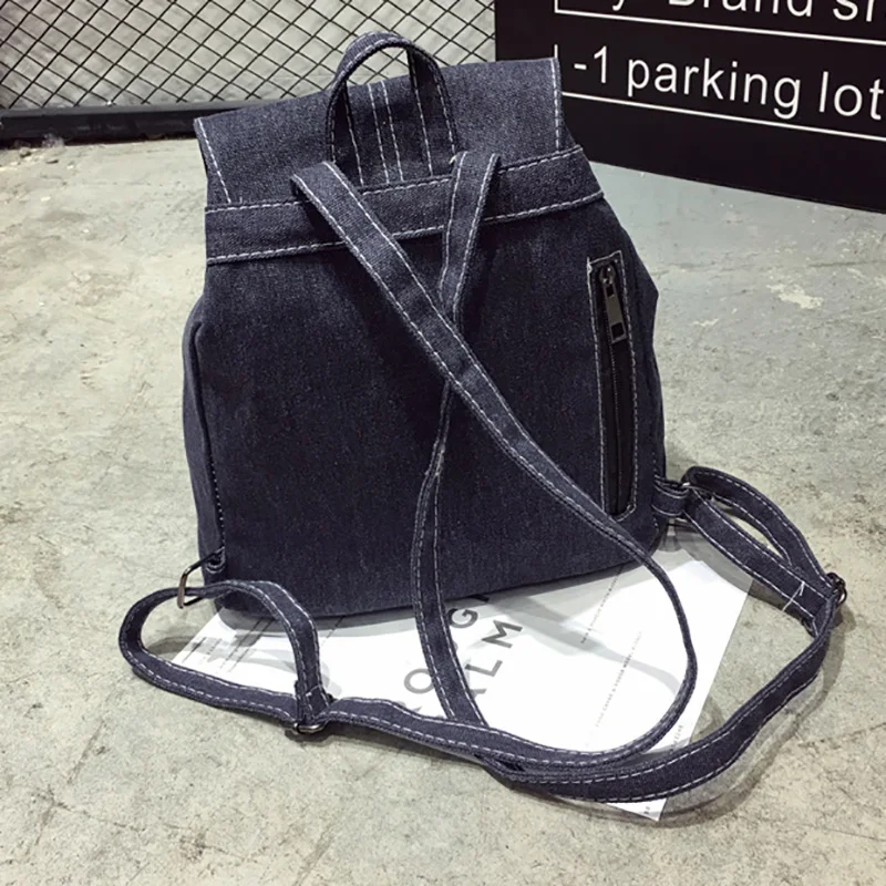 2018 для девочек подростков Bolsas Mochilas Feminina из мягкой джинсовой ткани Для женщин