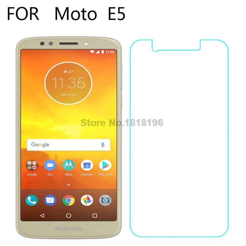 Для MOTOROLA MOTO E5 PLAY PLUS защита экрана из закаленного стекла 9H Защитная пленка для телефона E 5 E5 Play pelicula de vidro