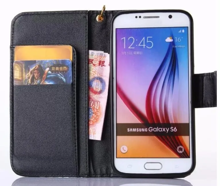 Чехлы для телефонов Samsung Galaxy S7 Edge откидной бумажник Камелия кожаный чехол с