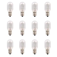 120v 15 watt himalayan salt lamp light bulbs incandescent replacement glass bulbs e12 socket 12pack