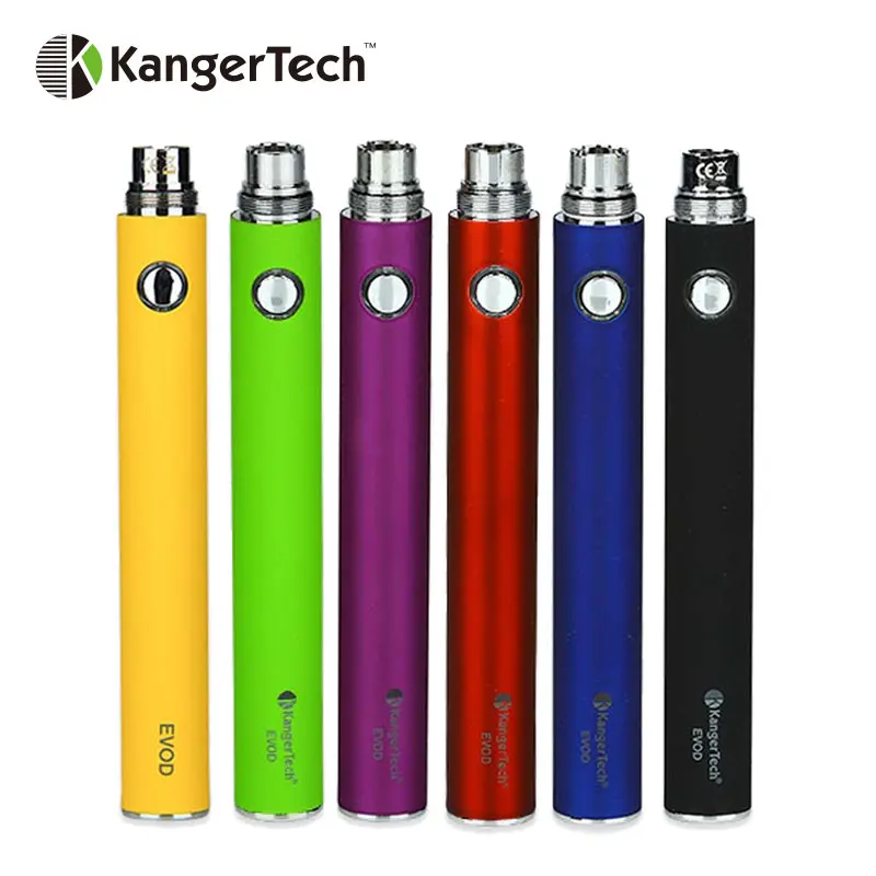 Ручной аккумулятор Kangertech EVOD, встроенный аккумулятор емкостью 1000 мА · ч с защитой от 5 кликов, совместимый с аккумулятором EGo Tank Vape