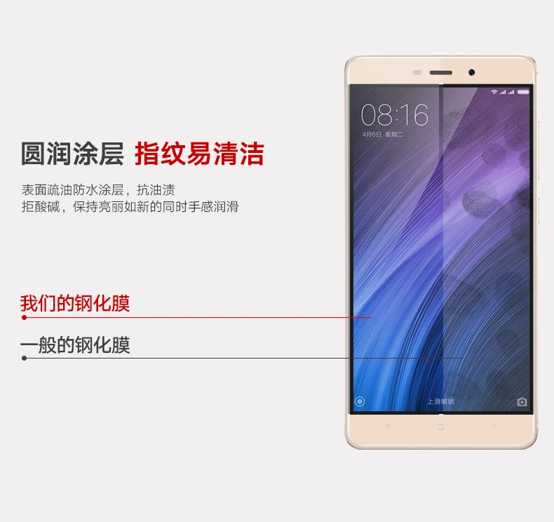 For Xiaomi Redmi 4 Pro 4A Tempered Glass Full Cover 3D Anti-Explosion Screen Protector Film Guard Prime | Мобильные телефоны и