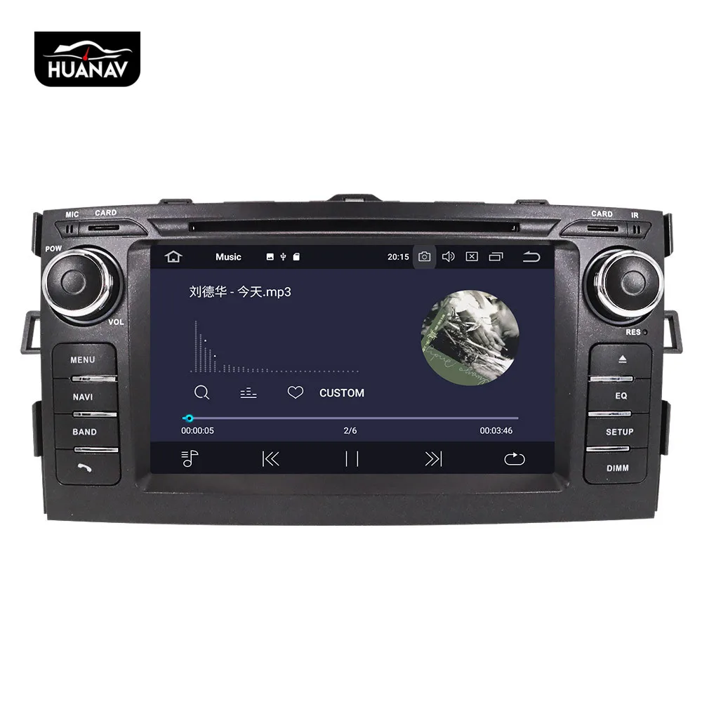 Автомобильный DVD плеер DSP Android 9 0 64 ГБ GPS навигация для Toyota Auris 2006 2012 автомагнитола