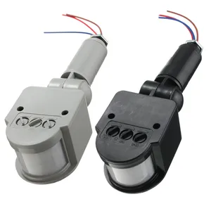 Наружный датчик движения MJJC горячая Распродажа, настенный светильник, светодиодный инфракрасный датчик движения RF180 градусов, датчик движения переключатель датчика детектора, AC85V  260V 12V