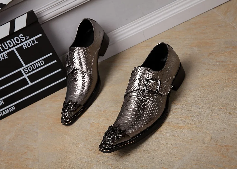 Choudory/Роскошные брендовые итальянские кожаные Формальные туфли под змеиную кожу