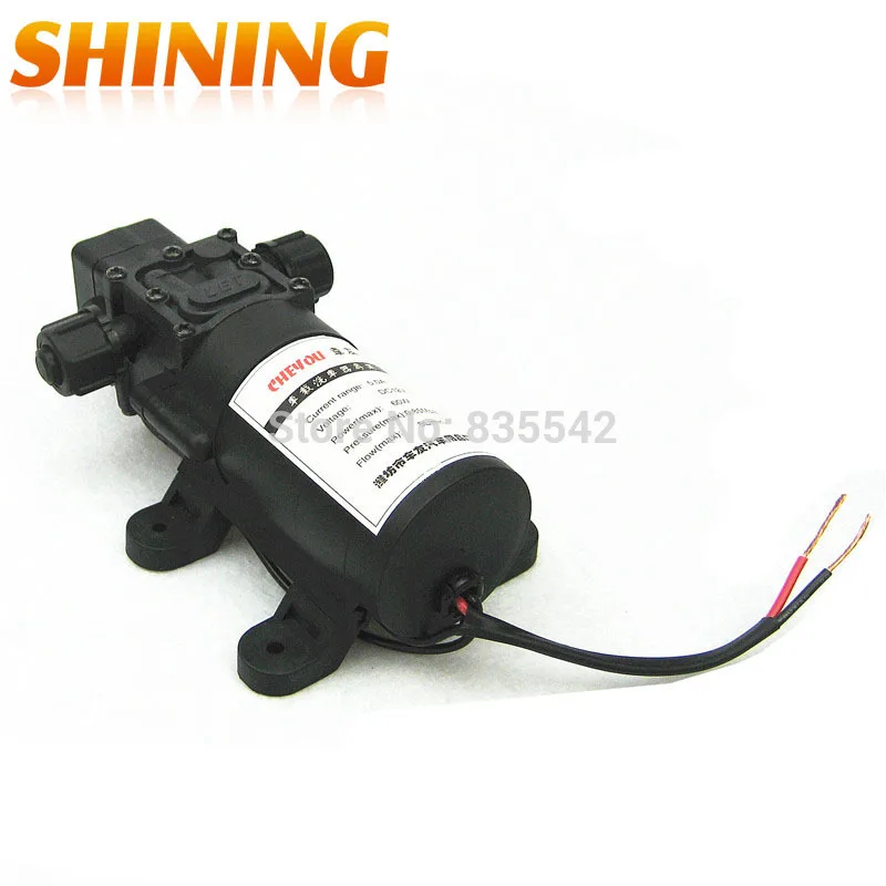 Мембранный Водяной насос высокого давления 12 В постоянного тока 5 А 120 фунтов на