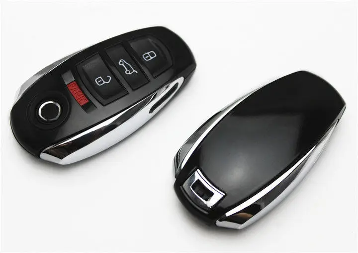 

Car Key Case Replacement Fob Smart Remote Key Shell 3+1 Buttons Fit for Volkswagen Touareg case With Key Blade No Chip