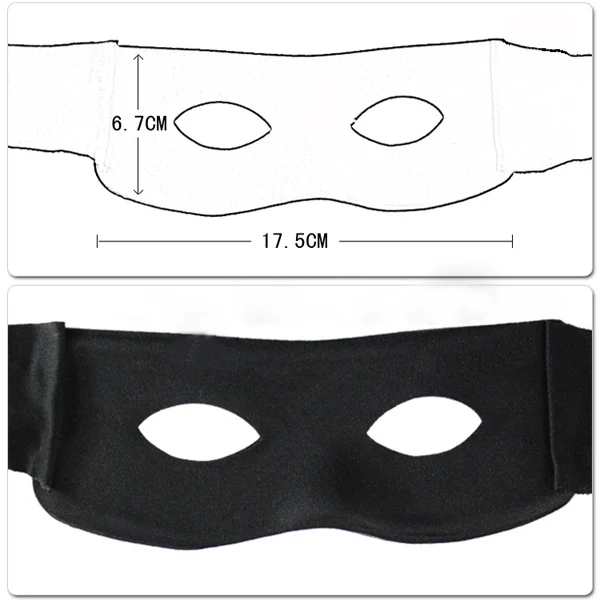 _ Маска highwayman robber модное платье черный Зорро Bandit вор UK|costume mask|eye mask costumemask costume |