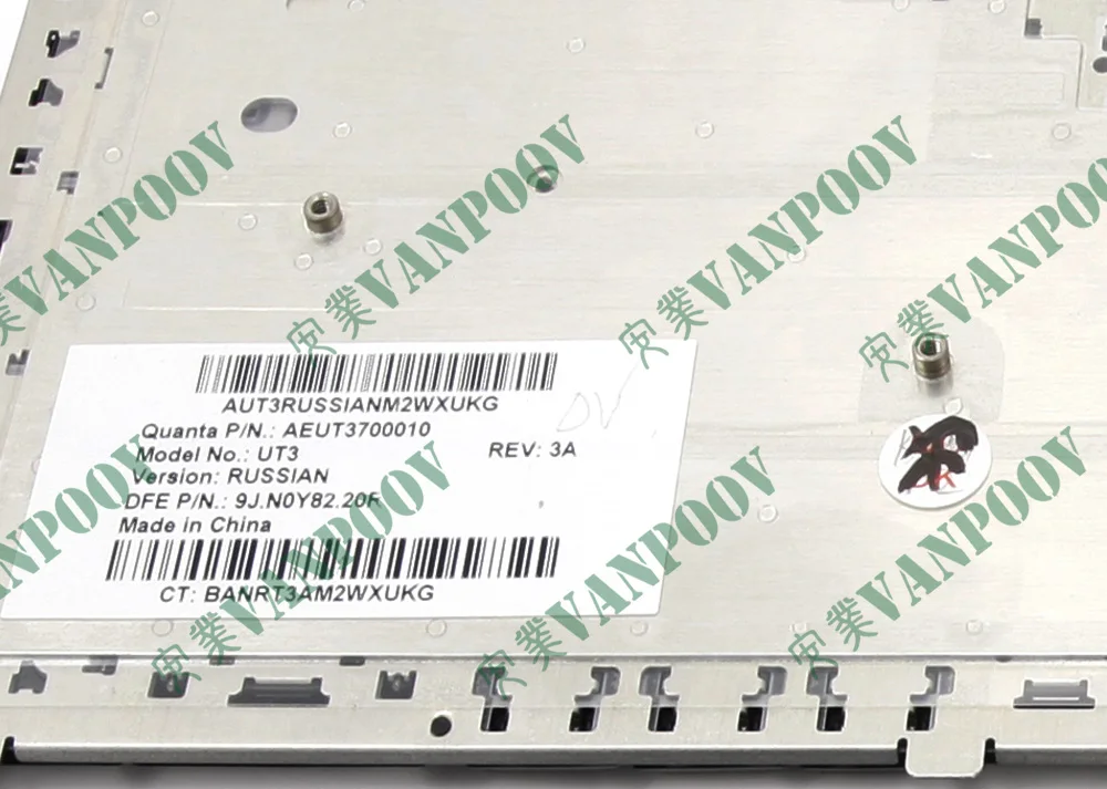 Оригинальная новая клавиатура для ноутбука HP Pavilion DV6 DV6T DV6-1000 Серебристая русская