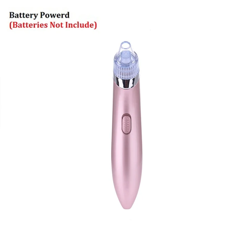 Battery Powered Профессиональный вакуумный аппарат для очистки пор и удаления черных точек электрическая отшелушивающая очистка от акне - Цвет: Battery Powered