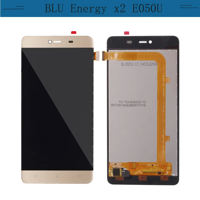Оригинальный протестированный ЖК дисплей для Highscreen Power Rage Blu Energy X2 E050U LCD +