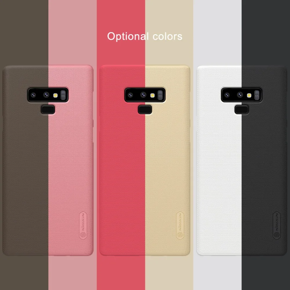 10 шт./лот NILLKIN Супер Матовый щит Матовый ПК Жесткий Чехол для samsung galaxy note 9 note9 чехол