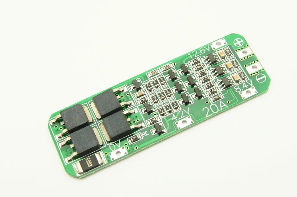3S 20A литий-ионная батарея зарядное устройство PCB плата защиты BMS для сверлильного двигателя 12,6 V Lipo ячеечный модуль
