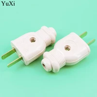 yuxi extension cords on two flat pin connectors supporting ac male female electrical socket jack plug 10a 250v gb flat 2pin